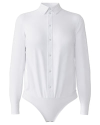 Non-Iron Twill In White Button Up - Classic Fit