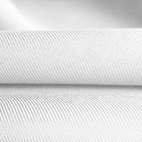 White non-iron twill fabrics