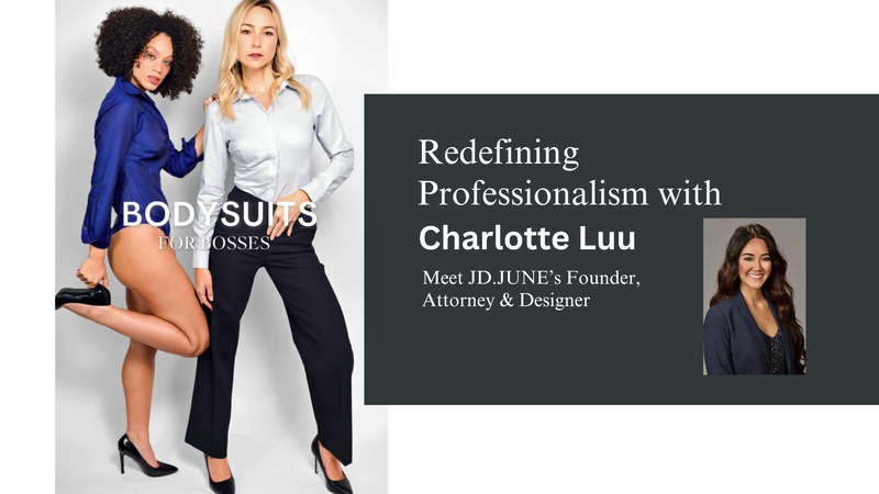 Charlotte Luu designs JD.JUNE's non-iron bodysuits for women