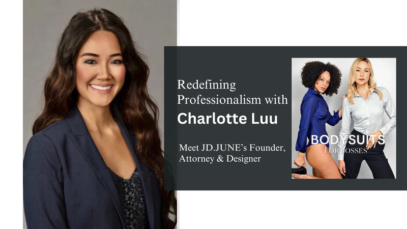 Charlotte Luu designs JD.JUNE's non-iron bodysuits for women