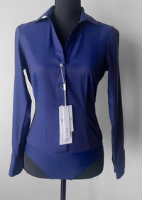 Video of slim fit non-iron bodysuit for women  